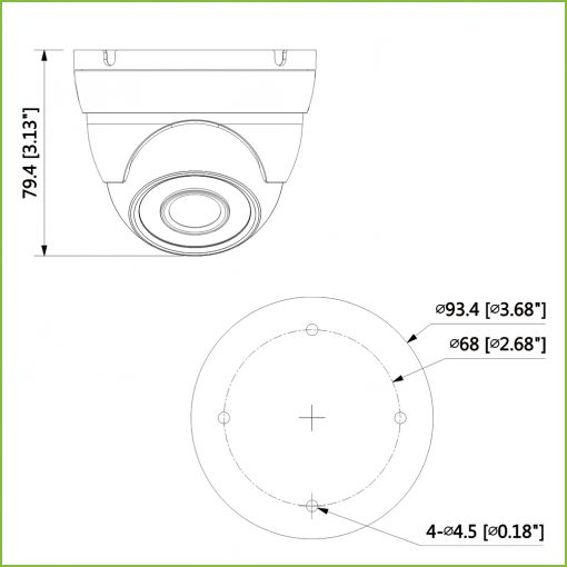 Cámara DOMO de Videovigillancia 1080p para pared o techo - Imagen 4