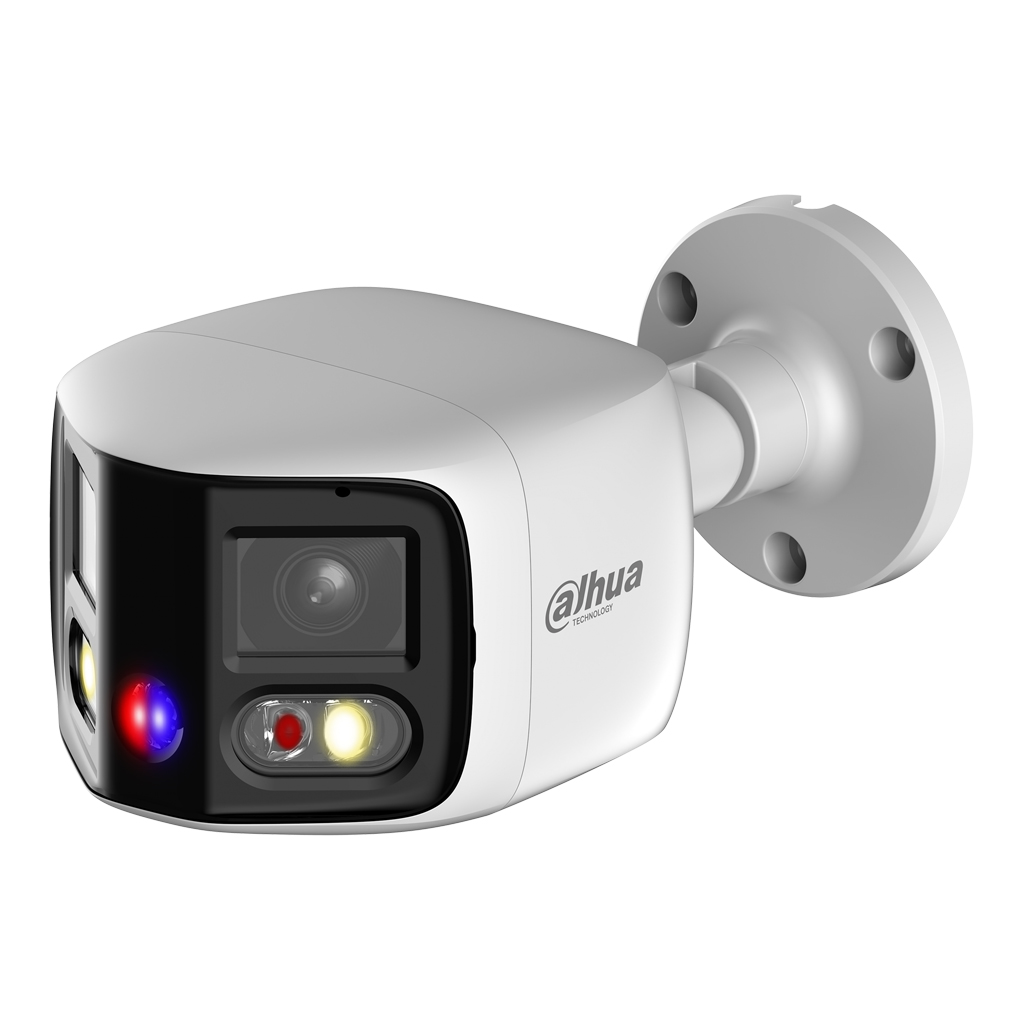 Cámara Tubular IP H265 2x4M TiOC 2.0 DUAL-LENS SPLICING WDR140dB LED20m/IR25m 2.8mm IP67 PoE SD AUDIO MIC E/S AI - Imagen 3